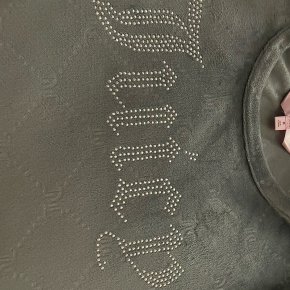 Juicy Couture Kids Metallic Gray Tee - Picture 3 of 3